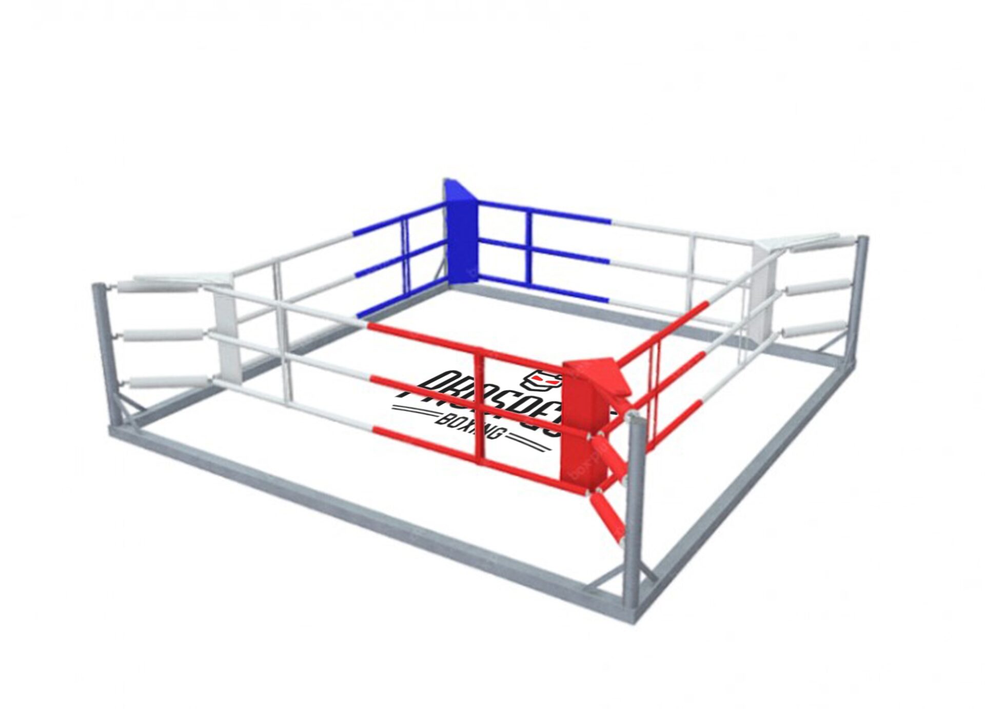 Ринг боксёрский на упорах 5х5м (боевая зона 4х4м, монтажная площадка 5х5м) DNN